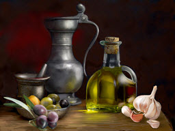 Olives and Garlic